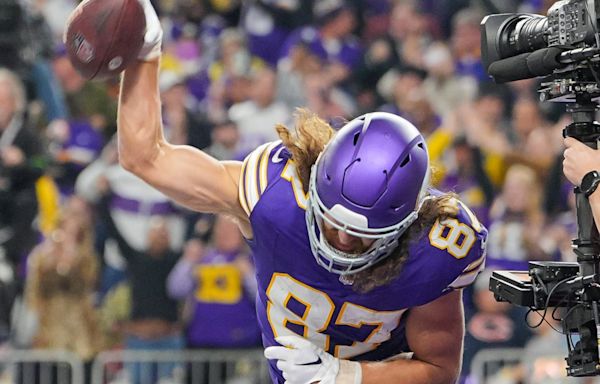 T.J. Hockenson on schedule as Vikings transition N'Keal Harry to tight end