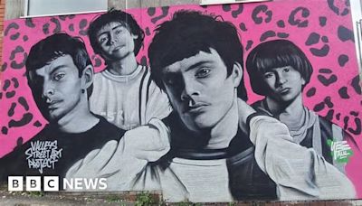 Manic Street Preachers mural painted in hometown