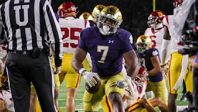 Denver Broncos pick Notre Dame RB Audric Estimé in NFL Draft's fifth round