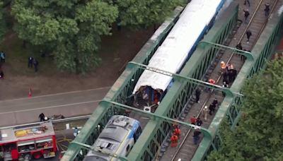 90 heridos por un choque de trenes en Buenos Aires, Argentina