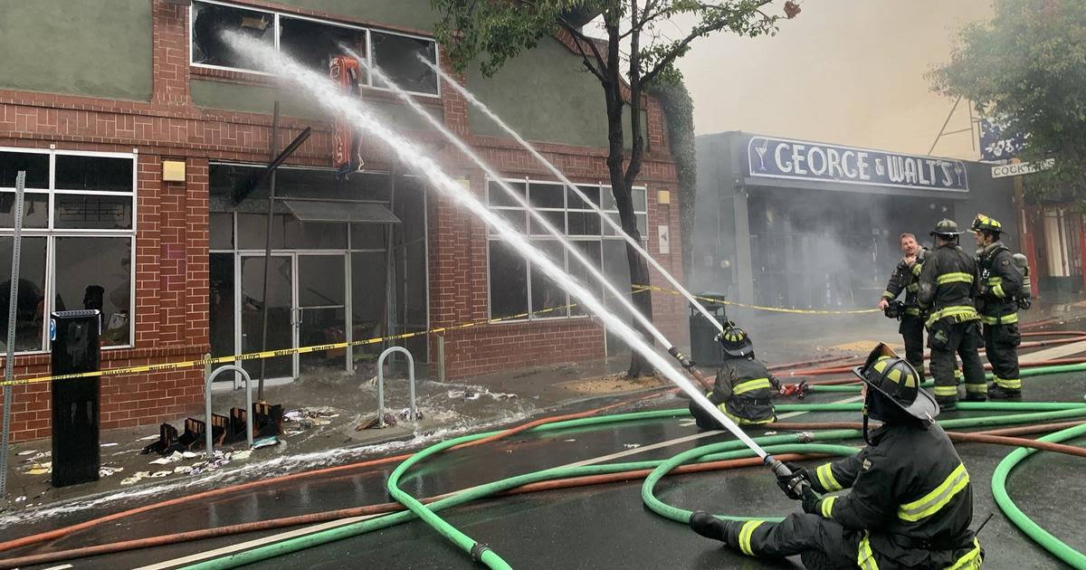 Fire rips through Oakland bookstore in Rockridge neighborhood early Tuesday