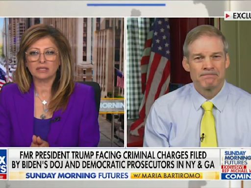 ‘People Are Sick and Tired!’ Jim Jordan Sputters After Maria Bartiromo Calls Him Out for ‘Congressional Investigations...