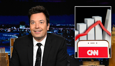 Jimmy Fallon mocks dismal CNN viewership while discussing Biden-Trump debate