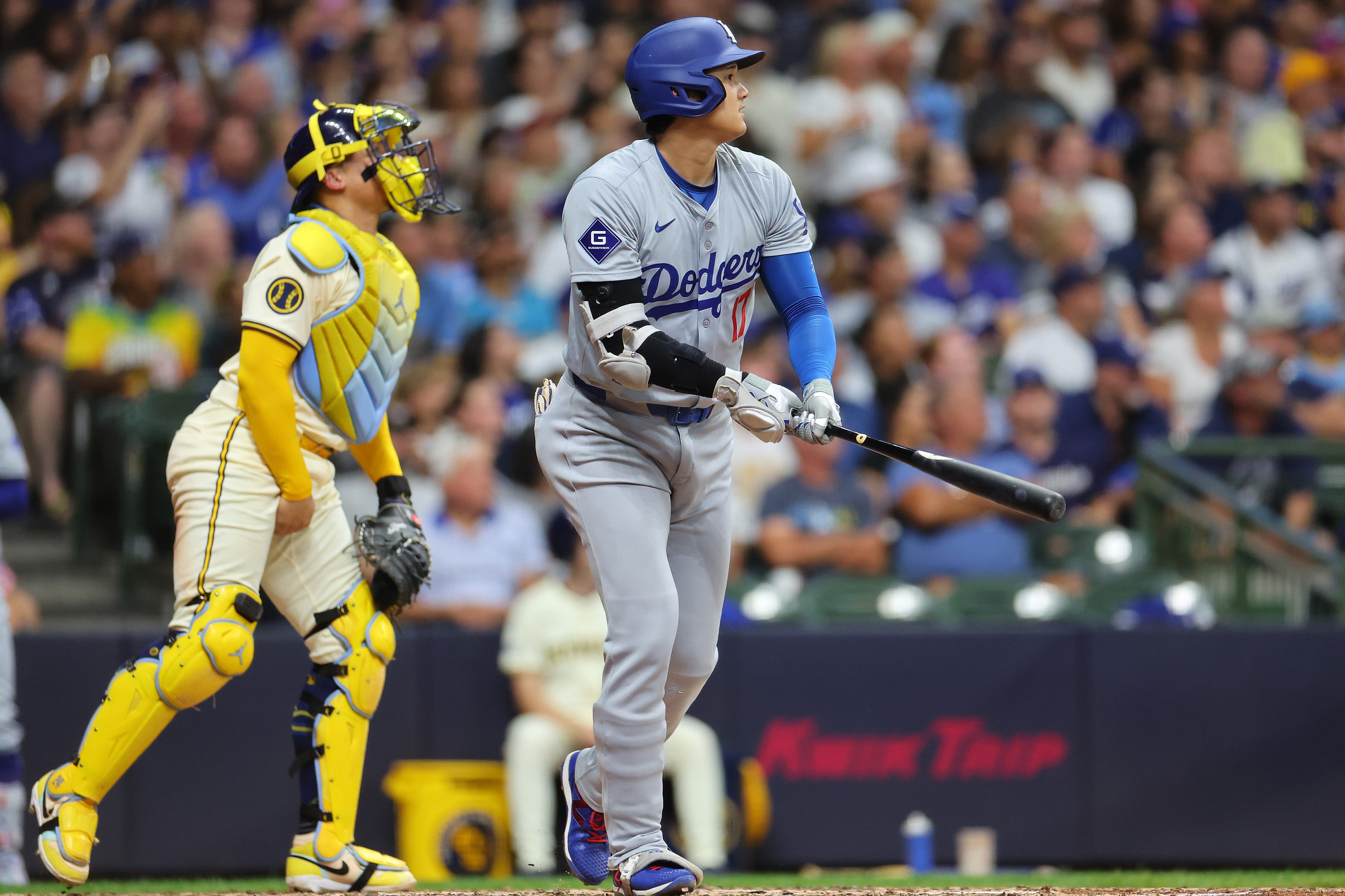 Dodgers 5, Brewers 2: Kershaw, Betts and Ohtani offer a reminder of how potent star-studded LA is