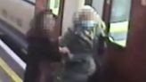 Shock moment woman, 101, is dragged along platform as coat caught in Tube door