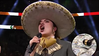 Camila Fernández: ¿Cuánto deberá pagar la hija de El Potrillo por error al cantar Himno Nacional en pelea del Canelo?