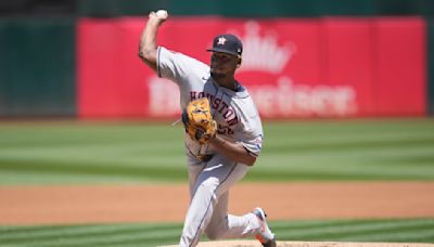 Ronel Blanco returns from a suspension to shut down the A's and lead the Astros to a 5-2 win