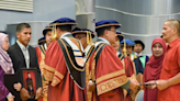 Kin of deceased graduates receive scrolls on their behalf at UniSZA convocation