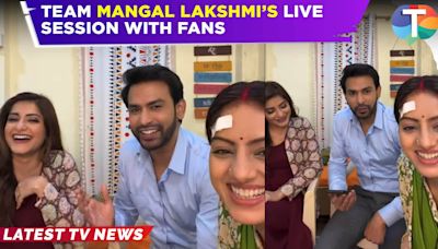 Deepika Singh from Mangal Lakshmi celebrates her show's top ranking, goes live with the team