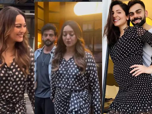 Sonakshi Sinha's latest appearance reminds fans of Anushka Sharma, Virat Kohli's pregnancy announcement; thus sparking pregnancy rumours and memes! | Hindi Movie News - Times of India