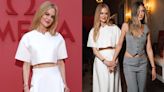 Nicole Kidman Dazzles in White Valentino Cropped Blouse Alongside Daughter Sunday Rose at ‘Her Time’ Omega House...