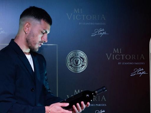 Así es el vino que presentó en un evento top Leandro Paredes en Mendoza