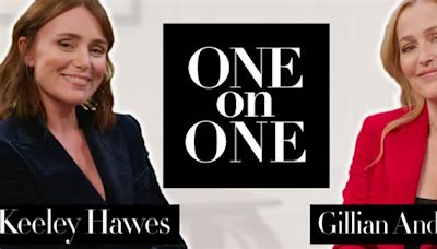 One on One with Gillian Anderson and Keeley Hawes, the stars of 'Scoop'