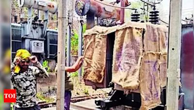Water-soaked jute bags cover transformers in Daltonganj | Ranchi News - Times of India