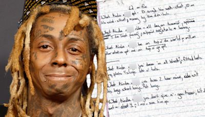 Lil Wayne Old Lyric Notebook on Sale for $5 Million After Legal Saga