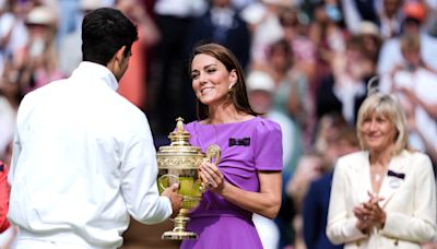 英國凱特王妃現身溫網男單決賽 屬公布患癌以來第二次公開露面