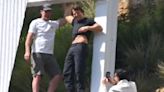 Tom Cruise Flashes His Abs While Scaling the Hollywood Sign in Los Angeles