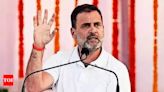 'Compensation inadequate': Rahul Gandhi writes to UP CM Yogi on Hathras stampede incident | India News - Times of India