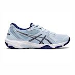 Asics GEL-Rocket 10 [1072A056-406] 女 排球鞋 羽球 運動 訓練 室內 穩定 淺藍