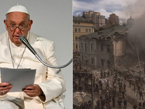 Papa Francisco condena ataques a hospital pediátrico en Kiev y escuela en Gaza