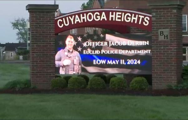 Paying tribute to fallen Euclid police officer Jacob Derbin: Vigil to be held tonight at his alma mater Cuyahoga Heights High School