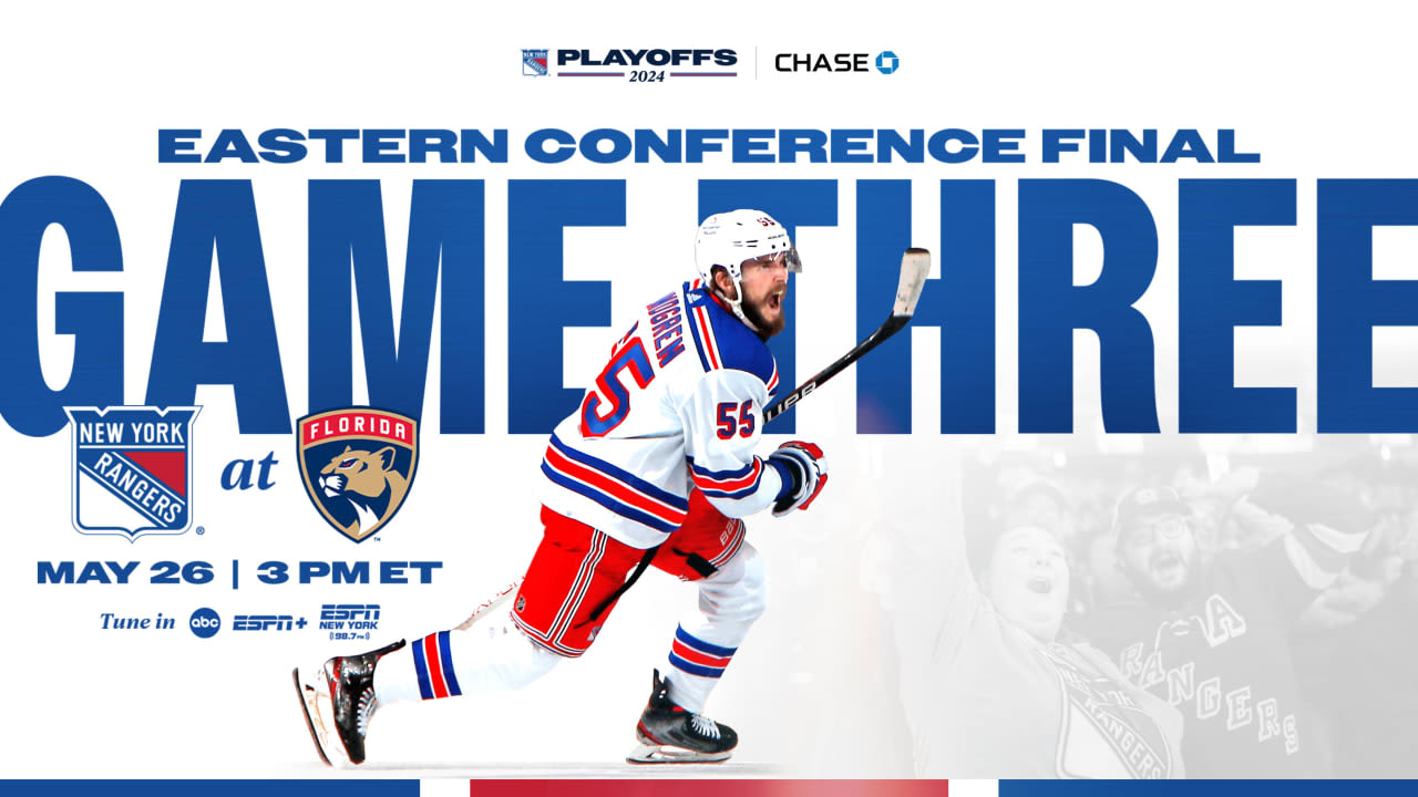 Pregame Notes: Game Three at Panthers | New York Rangers