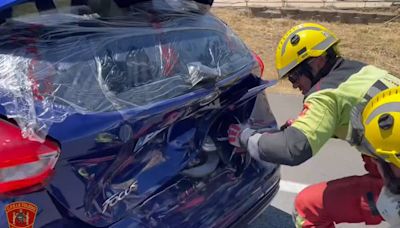 Dos mujeres heridas por una colisión por alcance entre dos turismos en Illescas (Toledo)