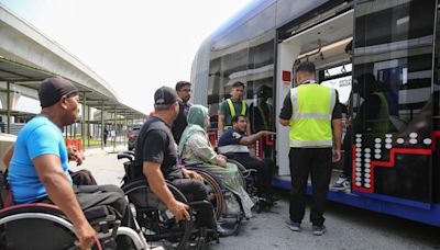 ‘Not wheelchair friendly’: Trackless tram pilot in Putrajaya falls short for access group