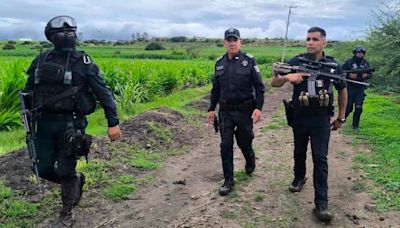Movilización policial en Indaparapeo por secuestro y asesinato de un hombre