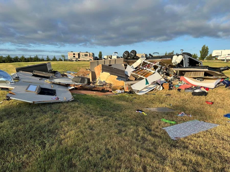 1 killed, multiple injured as severe storm topples campers at Wilson Lake