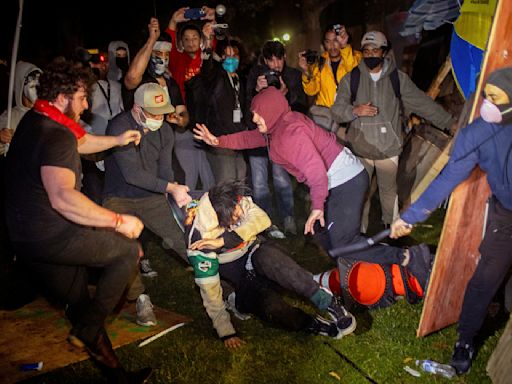 UCLA declares unlawful assembly, poised to clear pro-Palestinian camp