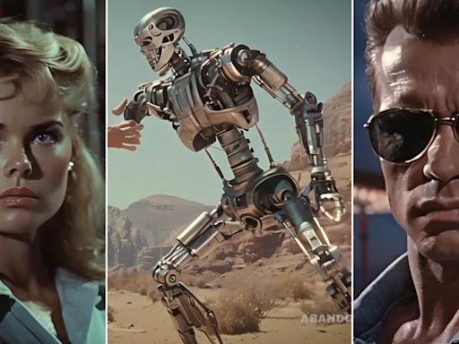 Así se vería una película de Terminator en los años 50, todo hecho con inteligencia artificial