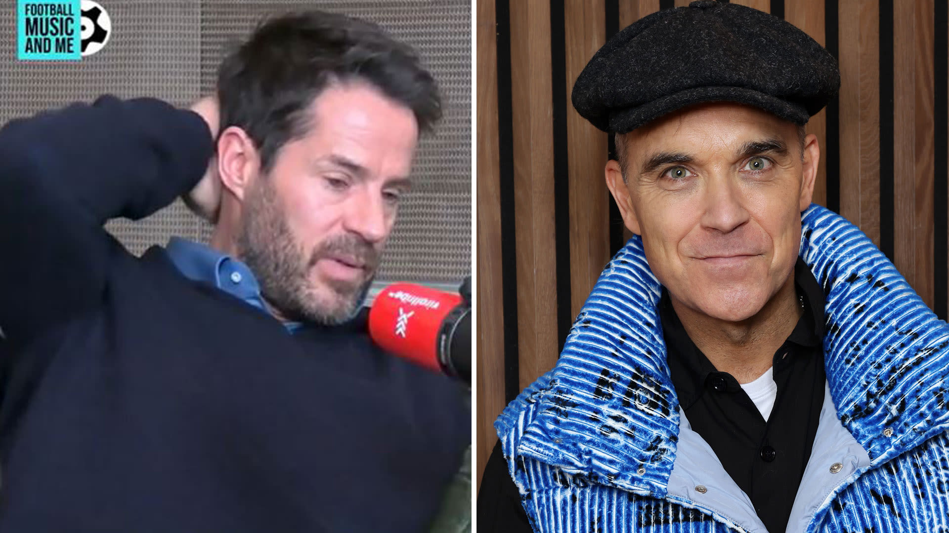 Redknapp reveals Robbie Williams came on team bus to after 'hiding' at his house