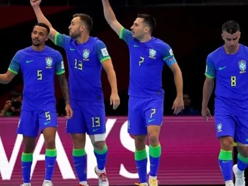 Futsal: Brasil venció a Ucrania y espera por Argentina o Francia en la final