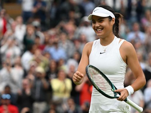 'My own pace': Emma Raducanu is gaining momentum at Wimbledon