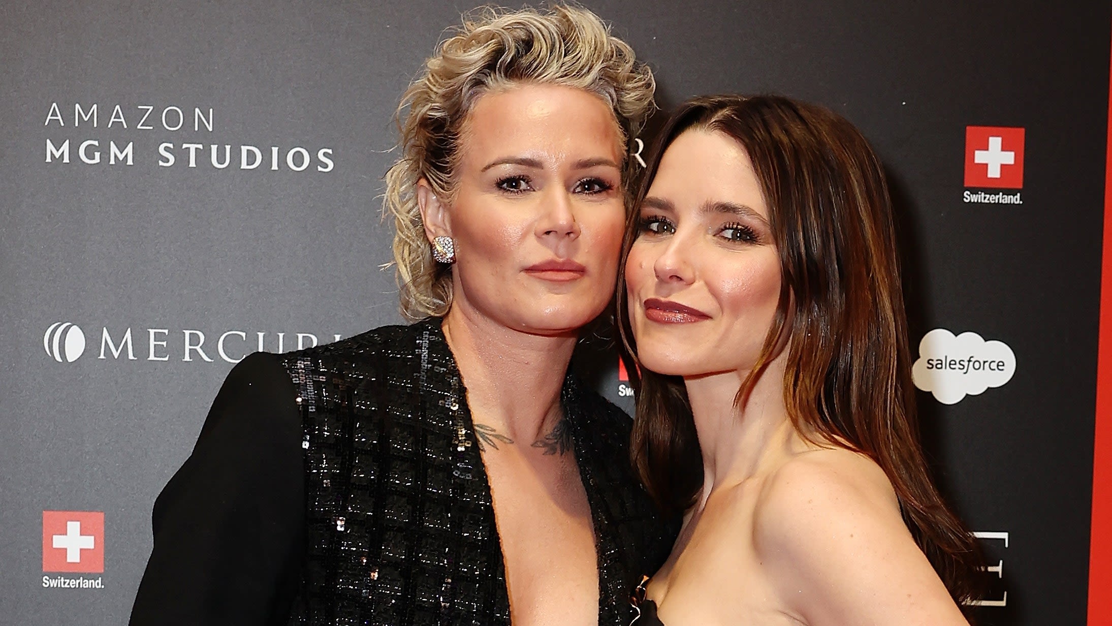 Sophia Bush and Ashlyn Harris Coordinated Looks For Their Red Carpet Debut