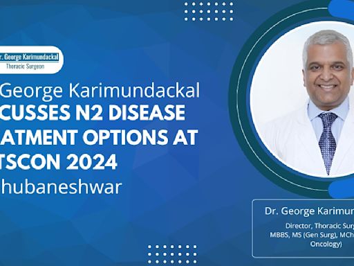 Advancing Thoracic Oncology: Dr. George Karimundackal presented his views on N2 disease neoadjuvant therapy vs surgery at IACTSCON 2024