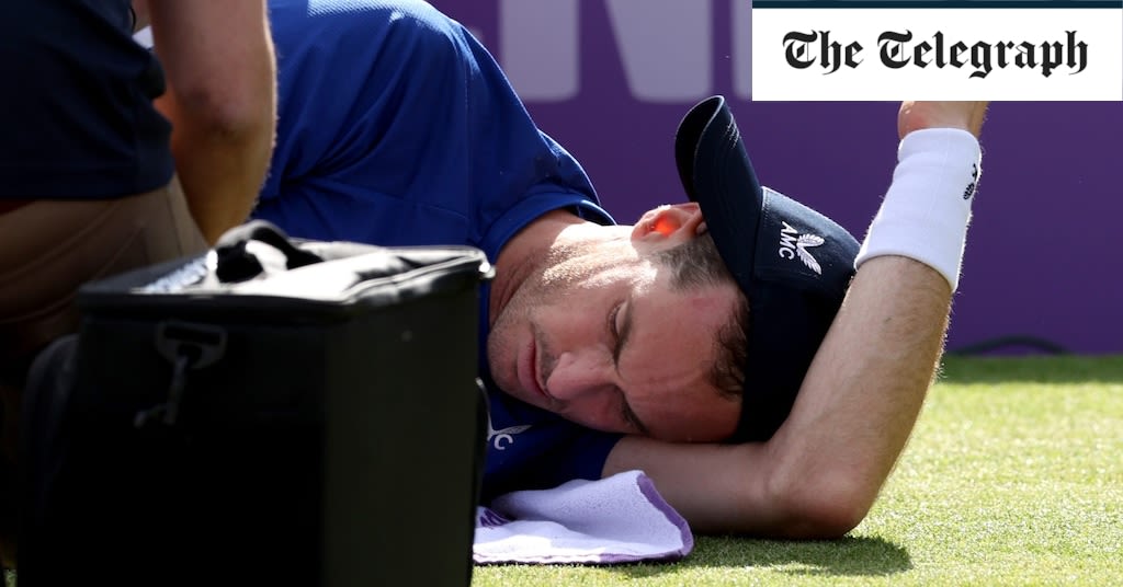 Andy Murray injury fears as he retires from Queen’s