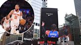 Jalen Brunson gets Nike billboard treatment in Midtown: ‘Never sleep’