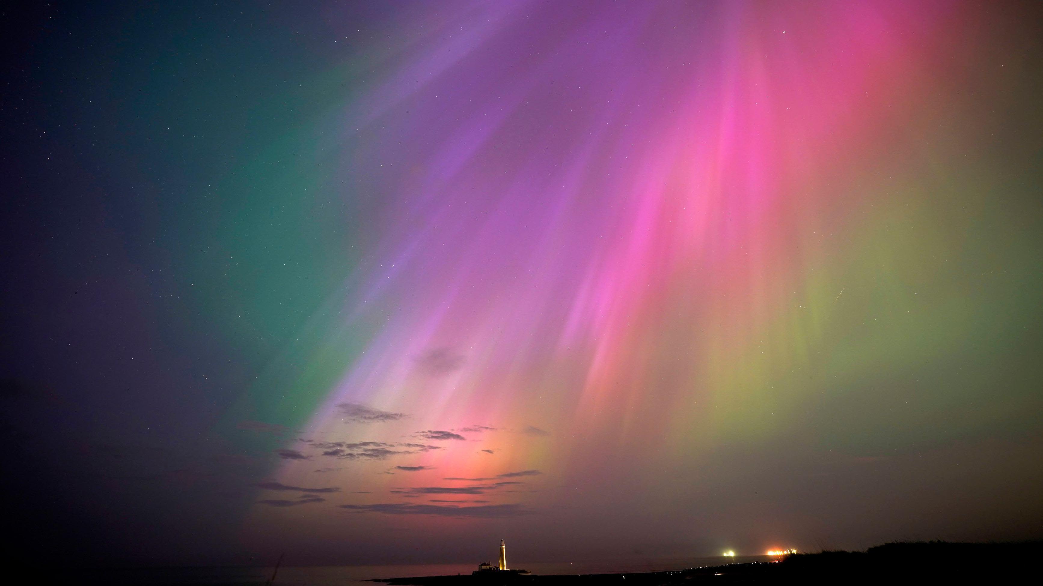 Northern Lights in dazzling display across the UK