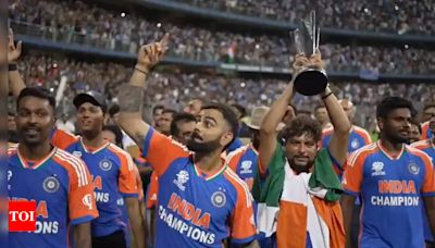 Was it Virat Kohli's idea to sing 'Vande Mataram' with Wankhede crowd during Team India's victory lap? | Cricket News - Times of India