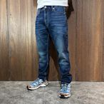 美國百分百【全新真品】Calvin Klein 牛仔褲 直筒 休閒 男款 CK 長褲 40KX401 深藍刷白 CT39