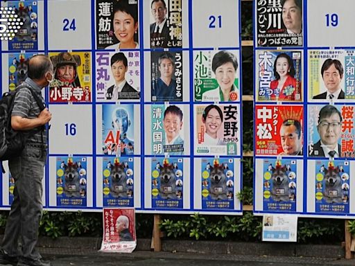 東京都知事選舉公布欄現裸女照 其他候選人海報貼不下怒求償4百萬