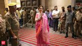 Nita Ambani visits Kashi Vishwanath Temple, offers first invitation for Anant Ambani, Radhika Merchant's wedding