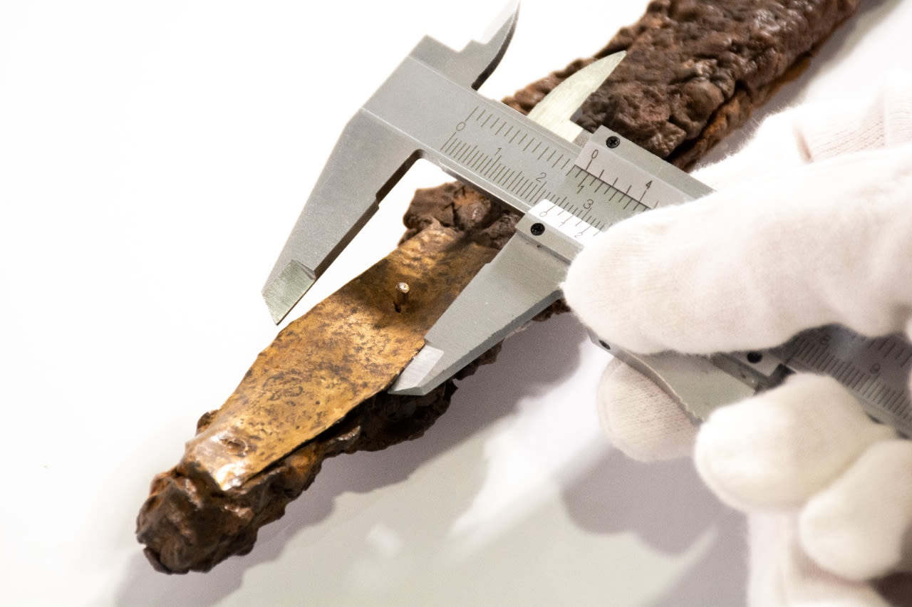 "Excalibur" sword found upright in ground revealed to be one-of-a-kind