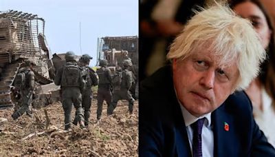 Boris Johnson, contra el embargo de armas a Israel