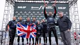 Australia’s dramatic capsize leaves door open for Giles Scott to land victory for Britain’s SailGP
