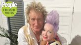 Cyndi Lauper Says Rod Stewart's 'Always Been a True Friend' as They Pose Backstage on Tour (Exclusive)