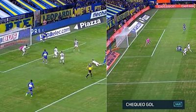 La lupa sobre los tres goles anulados durante el primer tiempo de Boca Juniors-Talleres