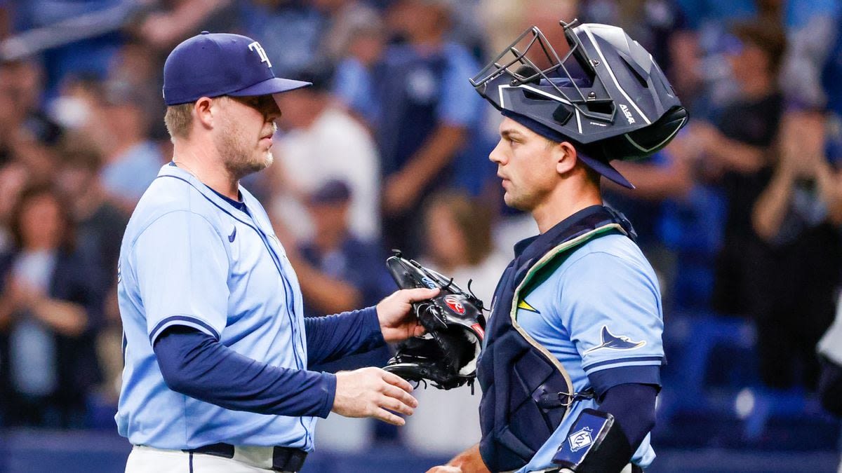 Ben Rortvedt, Alex Jackson providing a welcome care package for Rays